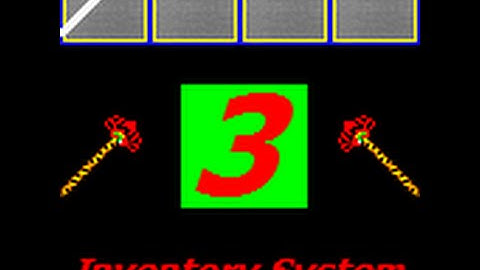 How to make an inventory system in game maker studio part 3