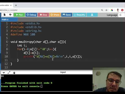Aula 10 String em C Comandos Elementares - YouTube