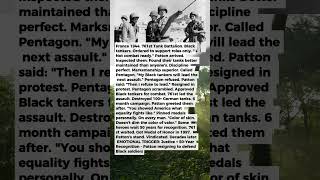 What Patton Said to a Black Tank Crew That Was Ordered Not to Fight | Military History Talks