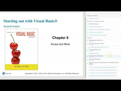 CIS 60 - Visual Basic - Chapter 08 Activities