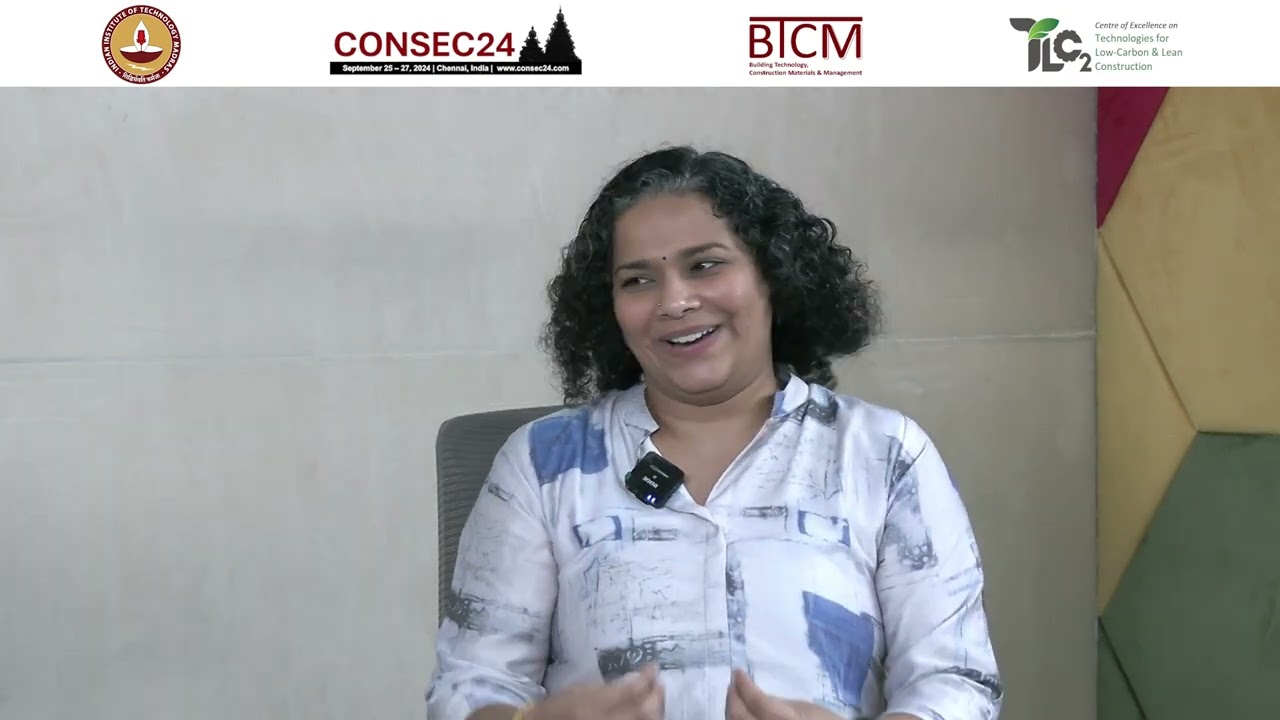 Prof. Sriramya Nair in conversation with Prof. Ravindra Gettu