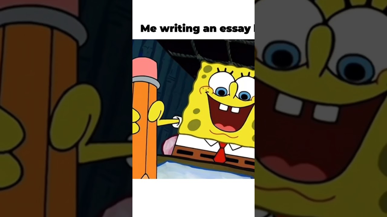 Me writing an essay