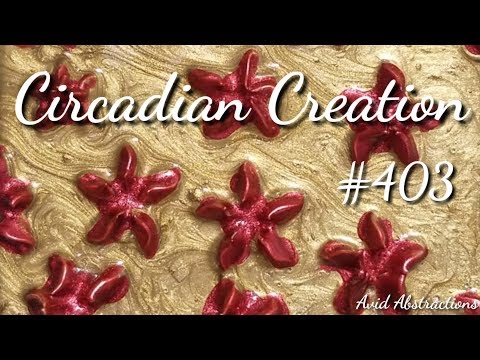 How to Use Modeling Paste Mixed Media: Flowing Flowers
