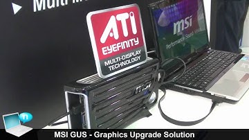 MSI GUS - Scheda grafica esterna per notebook