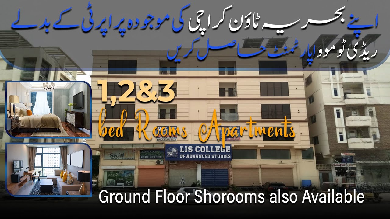 BTK Property Exchange: Get 1, 2 & 3 Bed Luxury Apartments in Gulshan-e-Maymar | Scheme 33