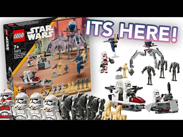 LEGO Reveals New 'Star Wars' Clone Wars Era Battle Pack and 'Young