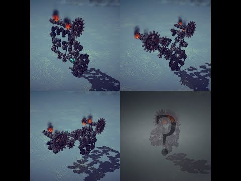 Besiege: Vanilla Engine Comparison: Inline-4 Vs. V4 Vs. Boxer 4 Vs. Square 4