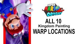 Super Mario Odyssey | Warp Painting Locations