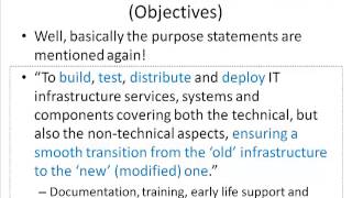 119CSU  ITIL v3 Release and Deployment Management Objectives7 43