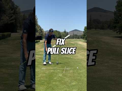 Fix your PULL SLICE with this drill #golf #golfswing #golftips #golfer #golfdriver #golfer