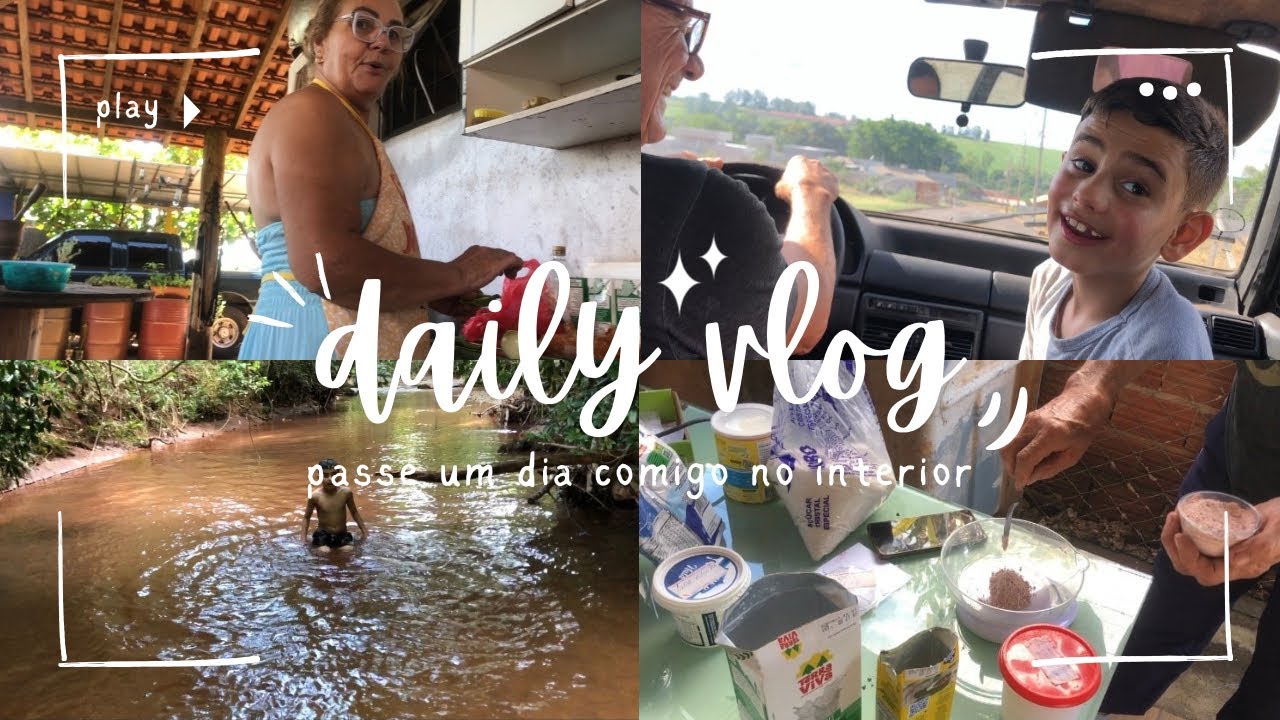 VLOG INTERIOR DO PARANÁ | fazendo sorvete, indo para o rio, almoço & mais 