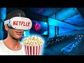 Watching movies on the quest 2 with bigscreen vr cinema