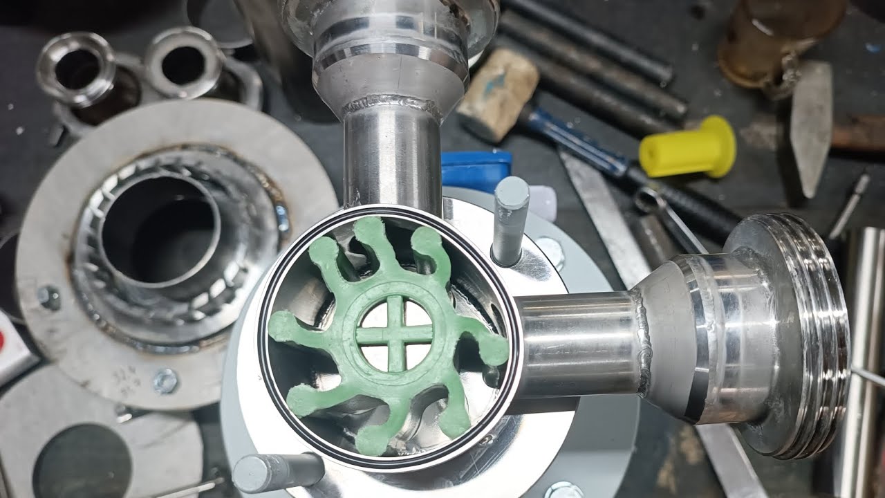 импеллерный насос НСУ-5/1.5 #производствонасосов - YouTube