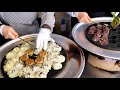 전국 유일무이 팥 폭탄 국화꽃빵! / 녹차와 찹쌀 넣은 반죽 / 국화빵, 옥수수 / Giant Chrysanthemum Bread | Korean Street Food