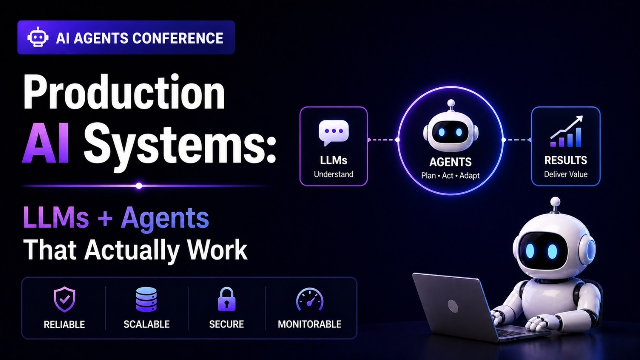 
Production AI Systems: LLMs + Agents That Actually Work