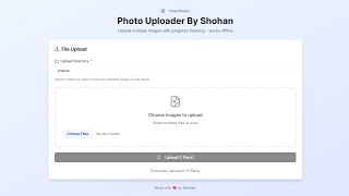 Photo backup app for local wifi screenshot 1