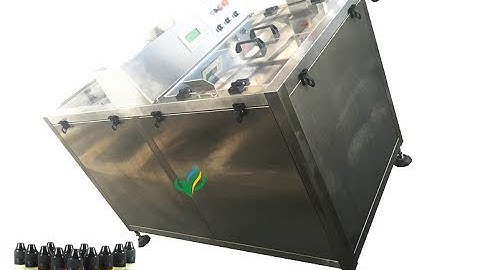 Bottle sorting machine for e juice bottles arranging equipment unscrambler working video for Koen