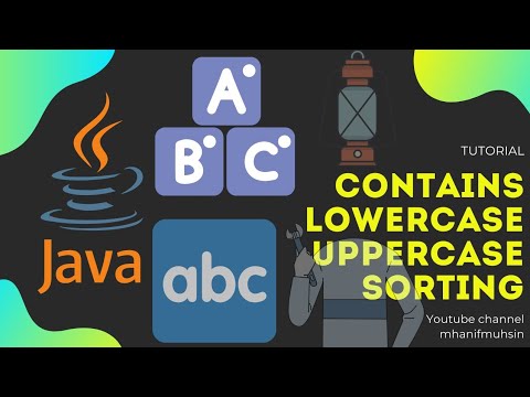 Examples of using contains, lowercase, uppercase and sorting in Java Stream | Java Programming