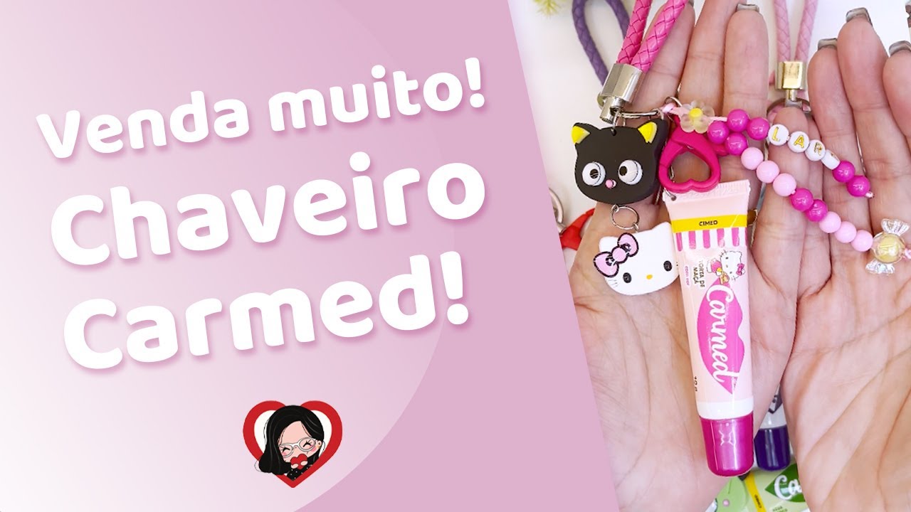 Venda muito! Chaveiro Carmed personalizado com Biscuit ! #biscuit #tutorial #passoapasso #aplique