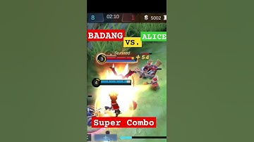 Badang Vs Alice || Game: Mobile Legends || #shorts
