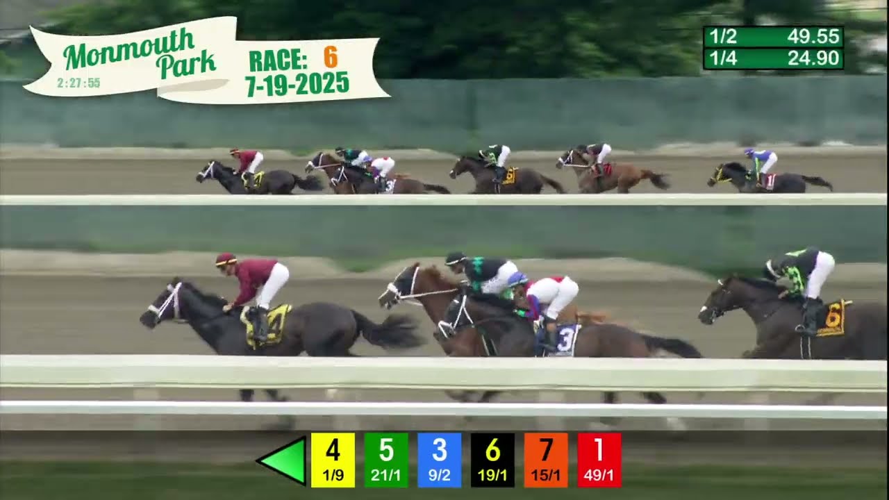 MONMOUTH PARK 07-19-2025 RACE 6 - THE MONMOUTH CUP