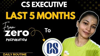 👉 Last 5 Months Strategy to Clear CS Executive in First Attempt🔥 | June 2026 Exam. #cs#csexecutive
