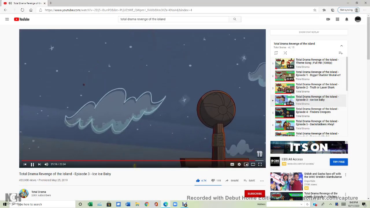 All B's Lines in total drama revenge of the island