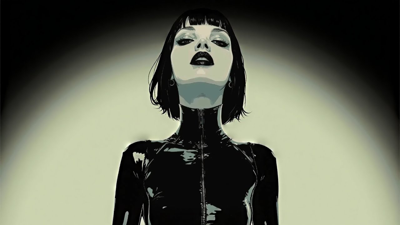 Dark Synthwave  2 Hours – She Rules the Neon Night