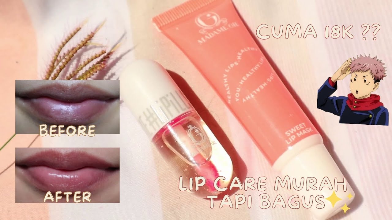 REVIEW MADAME GIE LIP PIL SERUM MADAME GIE SWEET LIP MASK PEMAKAIAN review-madame-gie-lip-pil-serum-madame-gie-sweet-lip-mask-pemakaian