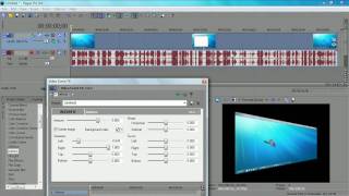 How to get a 3d Tilt Effect in Sony Vegas Pro.