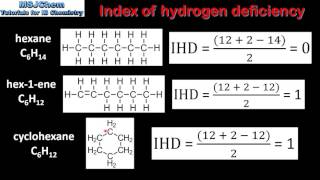 11.3 Index of hydrogen deficiency (SL)