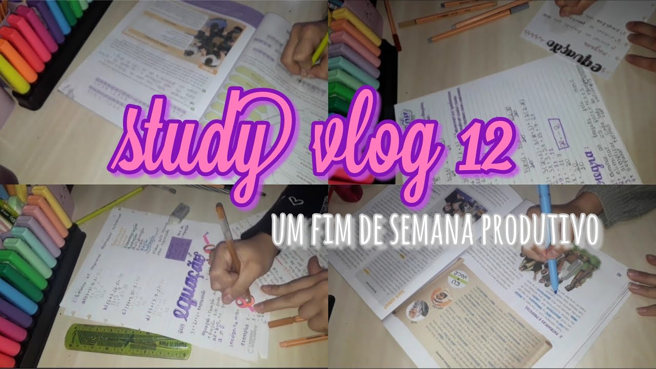 Study vlog 12 📚 | Isa Coelho Studies - YouTube