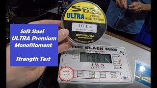 Soft Steel ULTRA Premium Monofilament Strength Test screenshot 3
