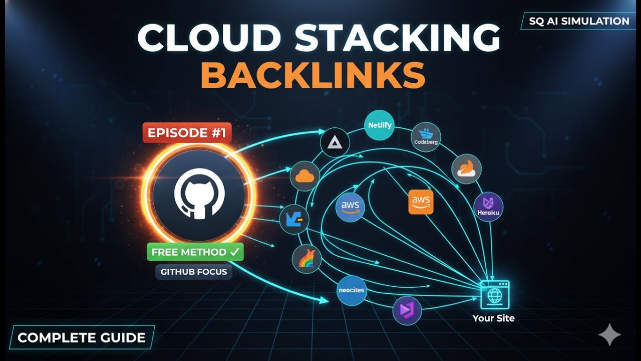 Free GitHub Backlinks in 5 Minutes | Cloud Stacking SEO Tutorial Episode 1