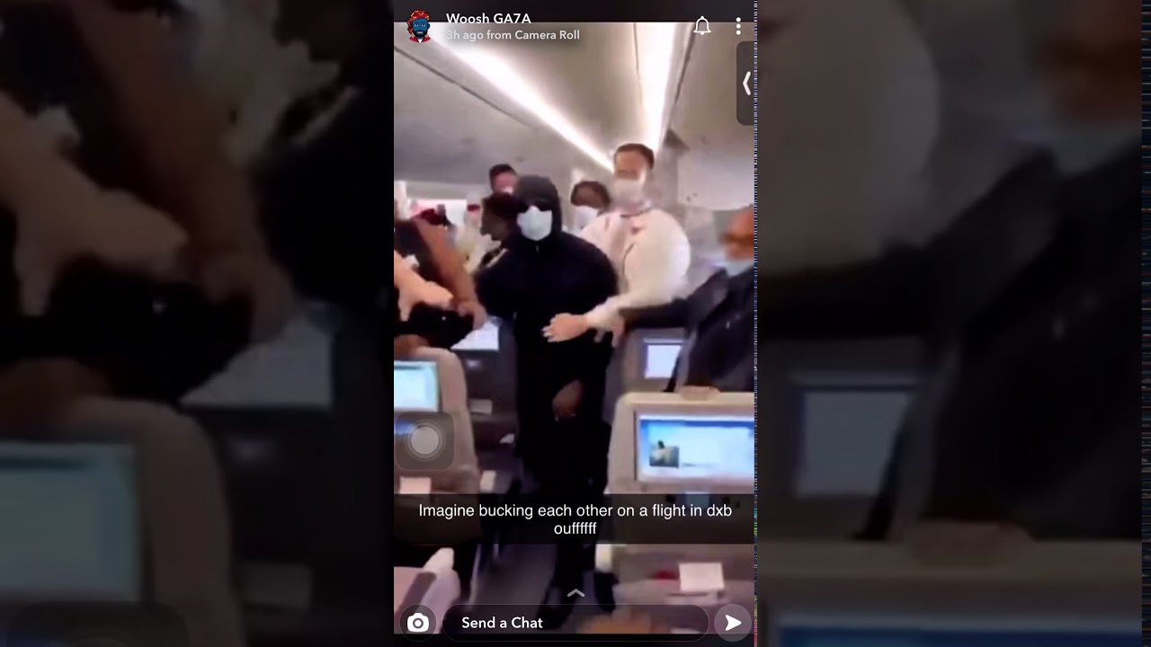 OFB v Tion Wayne and Turner(Edmonton)on plane to Dubai Morrison tries to break it up