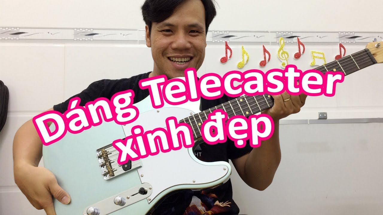 Review đàn guitar điện Amigos dáng Telecaster tuyệt... - youtube