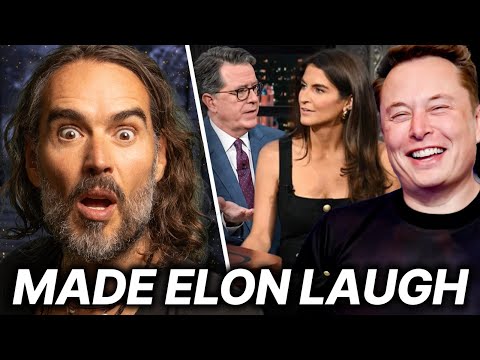 Elon Musk Cracks Up When Stephen Colbert Accidentally Humiliates CNN Host