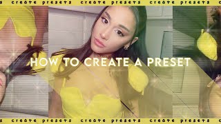 how to create an animation preset | after effects (AE)