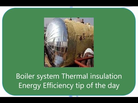 Boiler thermal insulation energy efficiency tip of the day - YouTube