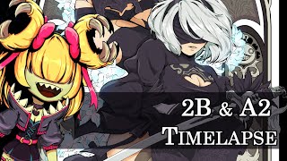 Nier Automata - 2B & A2 | Timelapse