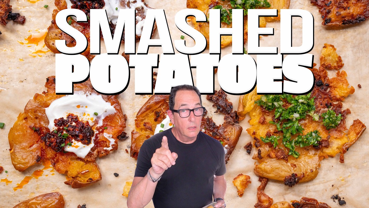 Хрустящее картофельное пюре с чесноком (идеальный гарнир!) | Сэм Кулинар