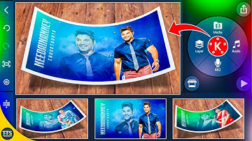 Photo Print Effect Lyrical Whatsapp Status Video Editing in Kinemaster