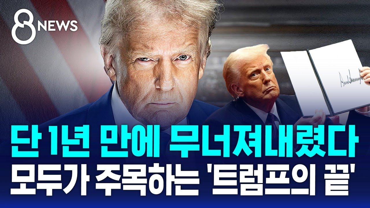 트럼프 2기 1년…'관세 전쟁·패권주의' 무너진 세계 질서 / SBS 8뉴스