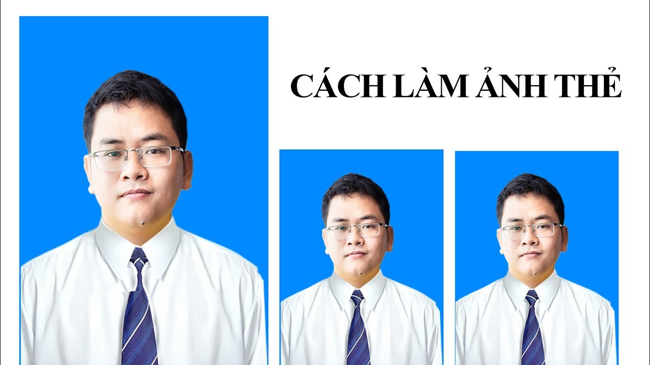 Hướng dẫn cách làm ảnh thẻ đơn giản, tự tay ghép ảnh... - youtube