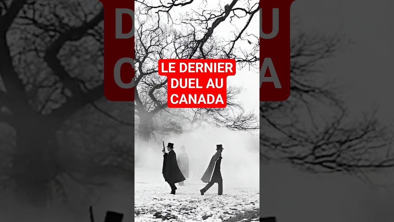 L'Histoire du dernier duel mortel au Canada le matin du 22 mai 1838 #shorts  #Histoire #montreal