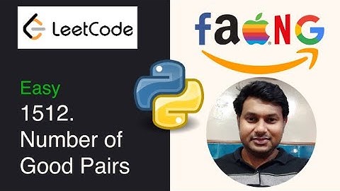 LeetCode Problem: 1512. Number of Good Pairs || Difficulty: Easy ||Python ||LISTS|| Nested For loop