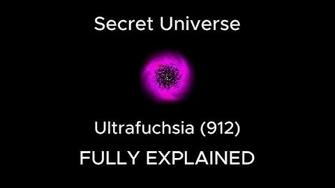 How to get Ultrafuchsia on Secret Universe (FULLY EXPLAINED)