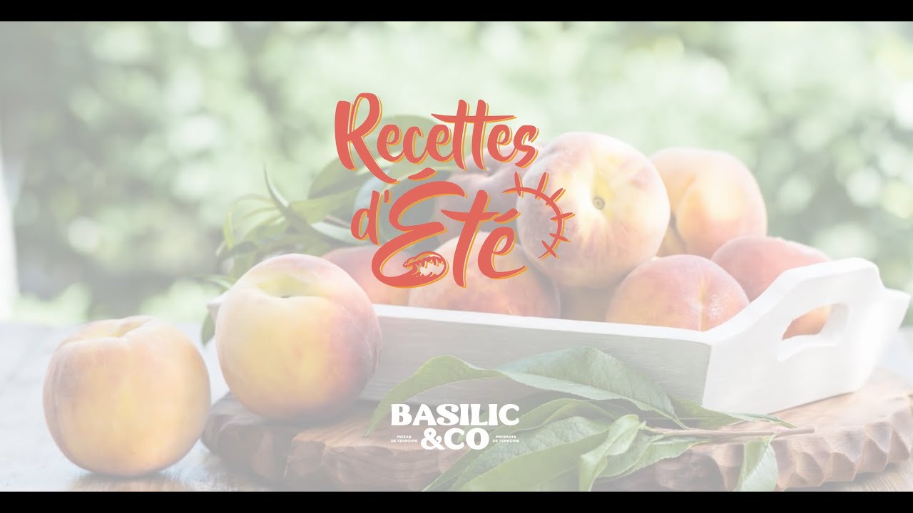 Nectar de pêche Bio Maison Meneau - Recettes été Basilic & Co 2025
