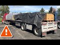 MAVERICK TRANSPORTATION/ HOW TO TARP A FLATBED LOAD