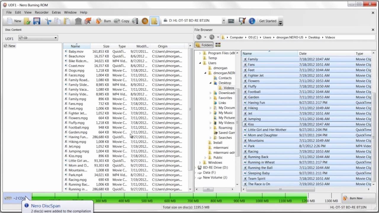 How to Use Disc Span in Nero Burning ROM